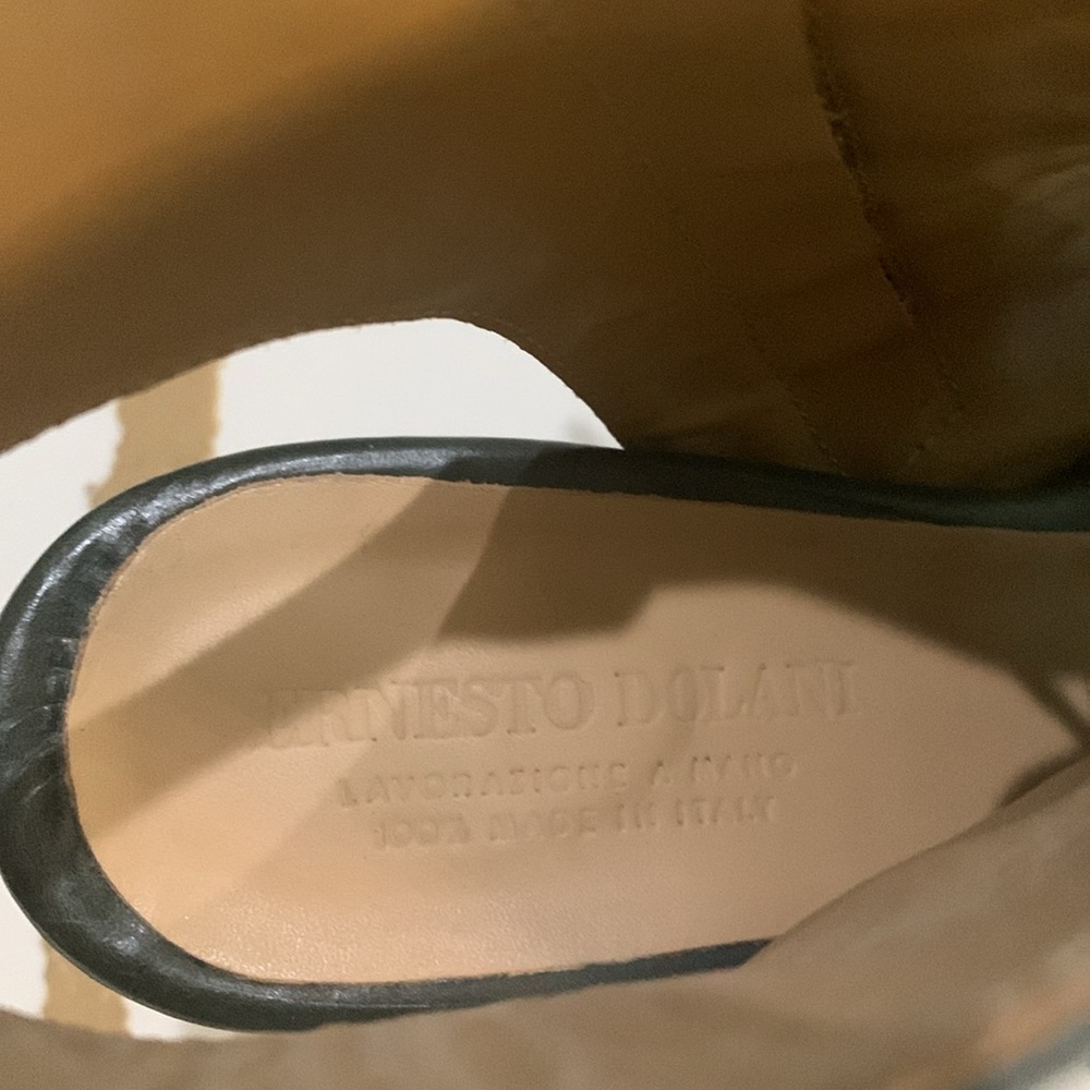 Ernesto Dolani Italian leather sandals size 39/ 9 - Picture 6 of 8